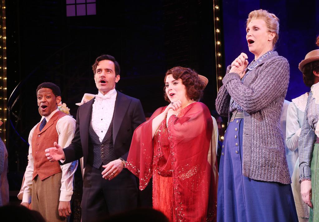 Jared Grimes, Ramin Karimloo, Beanie Feldstein and Jane Lynch