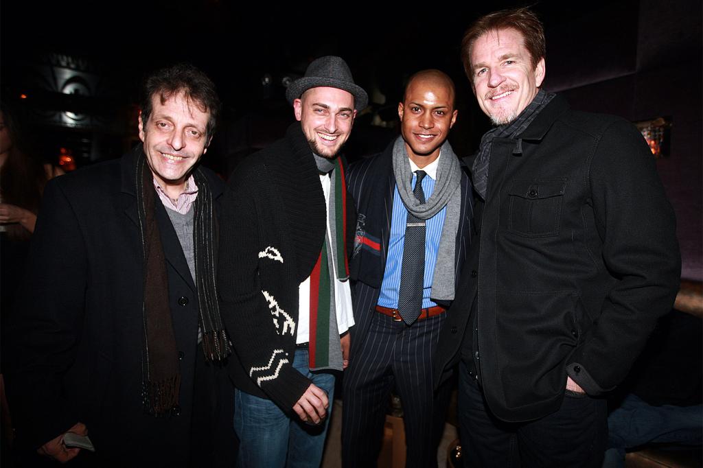 Bruce Lynn, Jay Kubassek, Travis and Matthew Modine attend the "Go Go Tales" release party at The Gates.