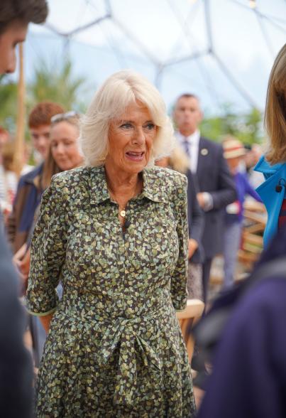 Duchess Camilla walking