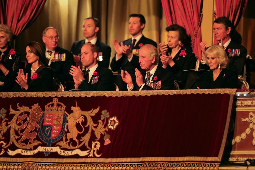 Queen Consort Camilla and Kate Middleton at Remembrance Day 2022