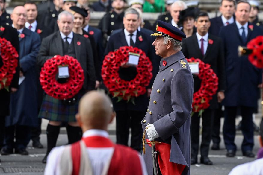 King Charles III at the Festival of Remembrance 2022