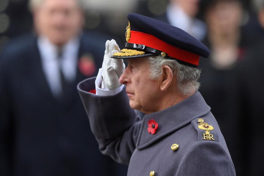 King Charles III at the Festival of Remembrance 2022