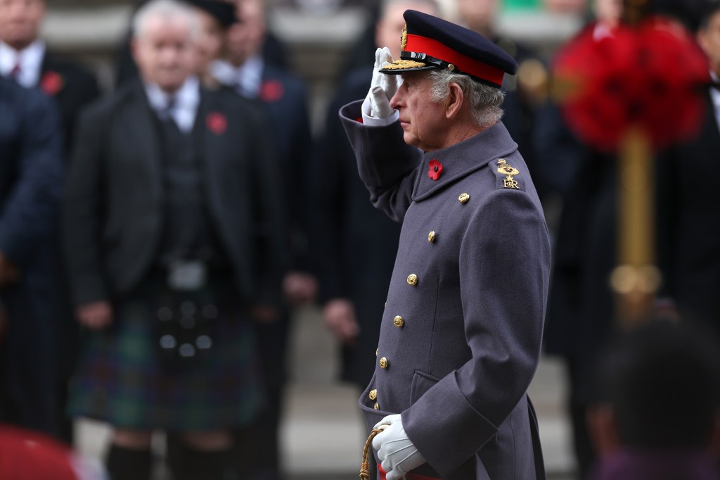 King Charles III at the Festival of Remembrance 2022