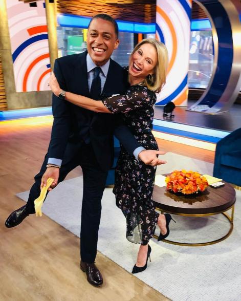 Amy Robach and TJ Holmes on "GMA3"