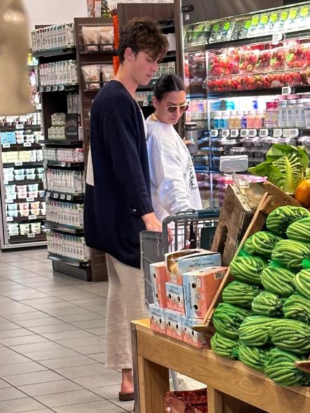 Dr. Jocelyne Miranda and Shawn Mendes shopping.