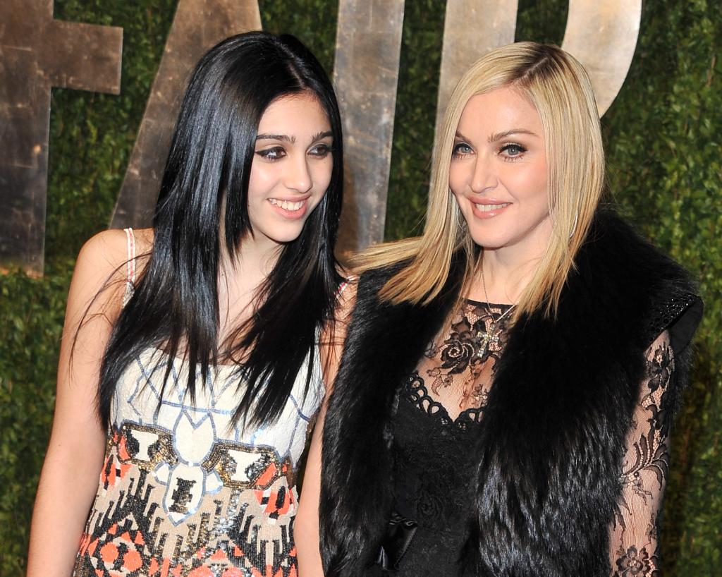 Madonna's daughter Lourdes smiles at her on red carpet