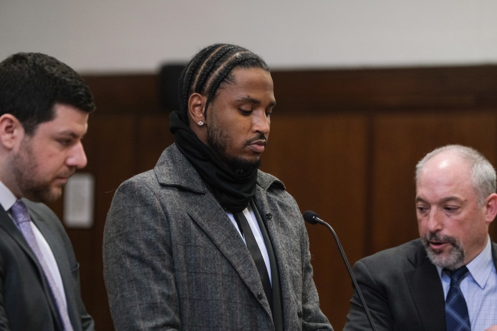 Trey Songz in court.