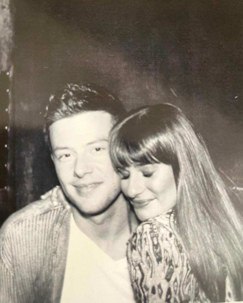 Lea Michele and Cory Monteith