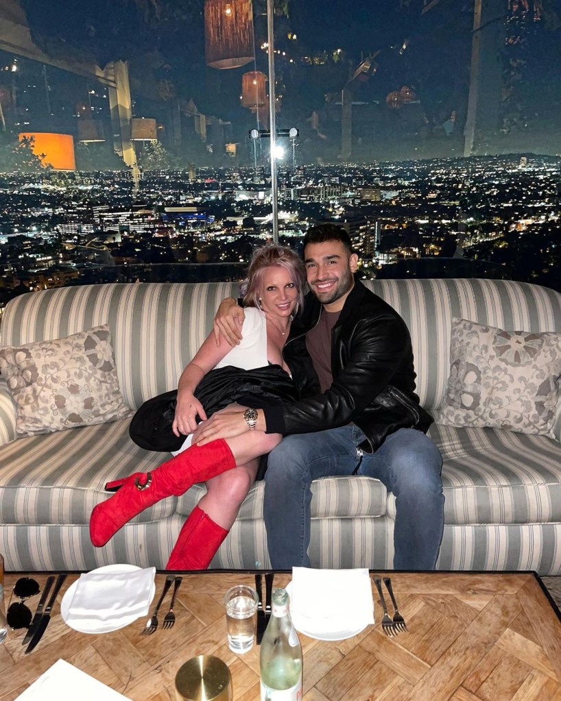 Britney Spears and Sam Asghari