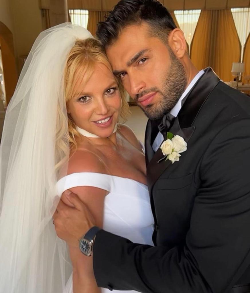 Sam Asghari and Britney Spears wedding.