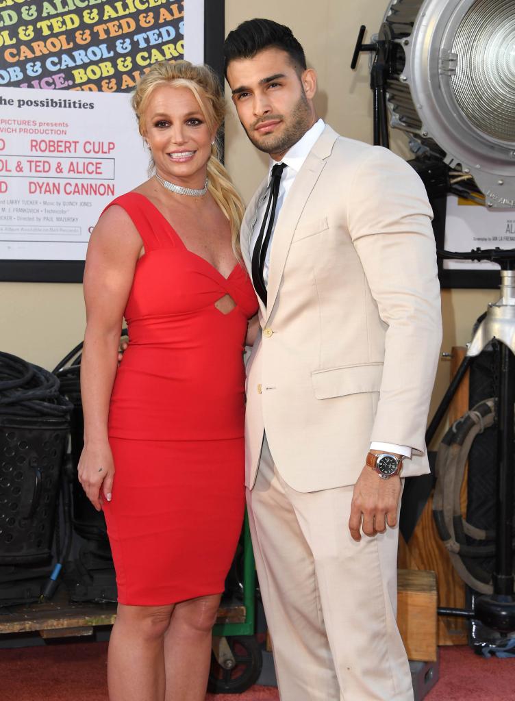 Britney Spears and Sam Asghari