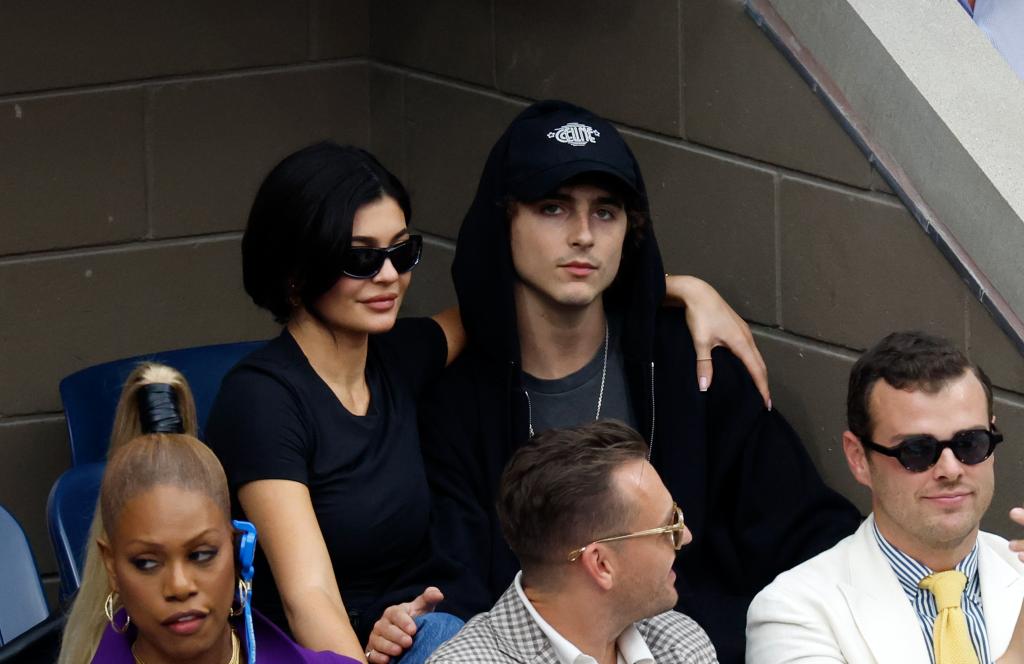 Kylie Jenner and Timothée Chalamet