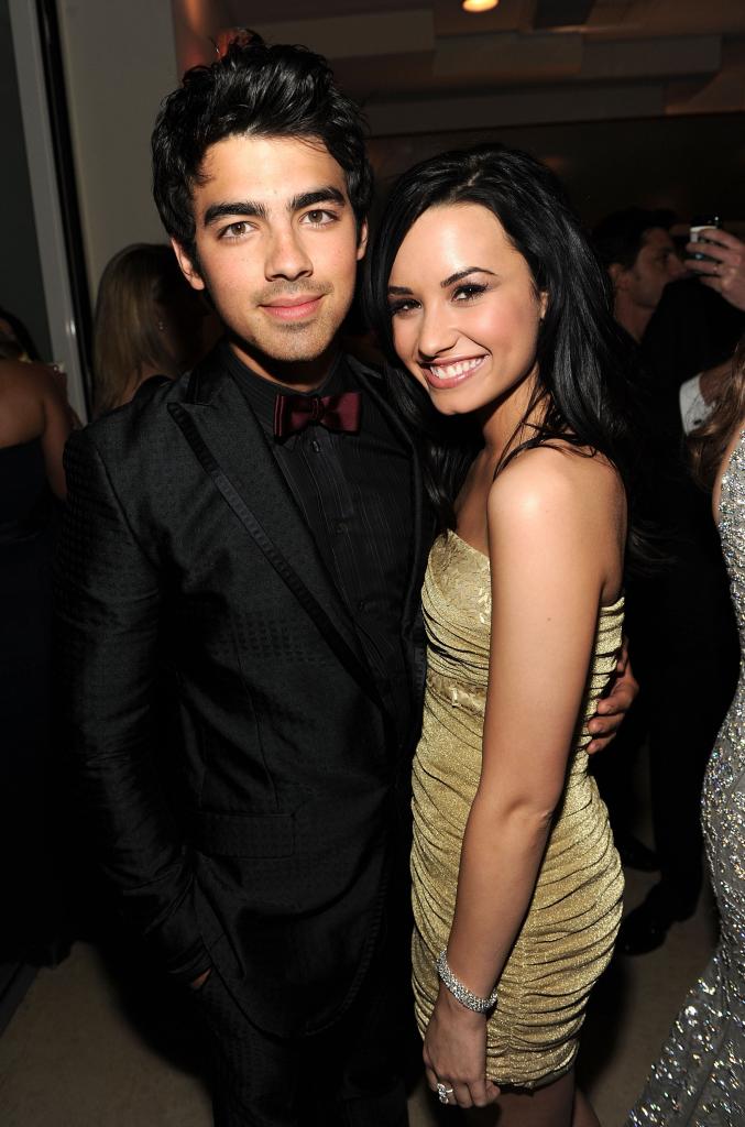 Joe Jonas and Demi Lovato. 