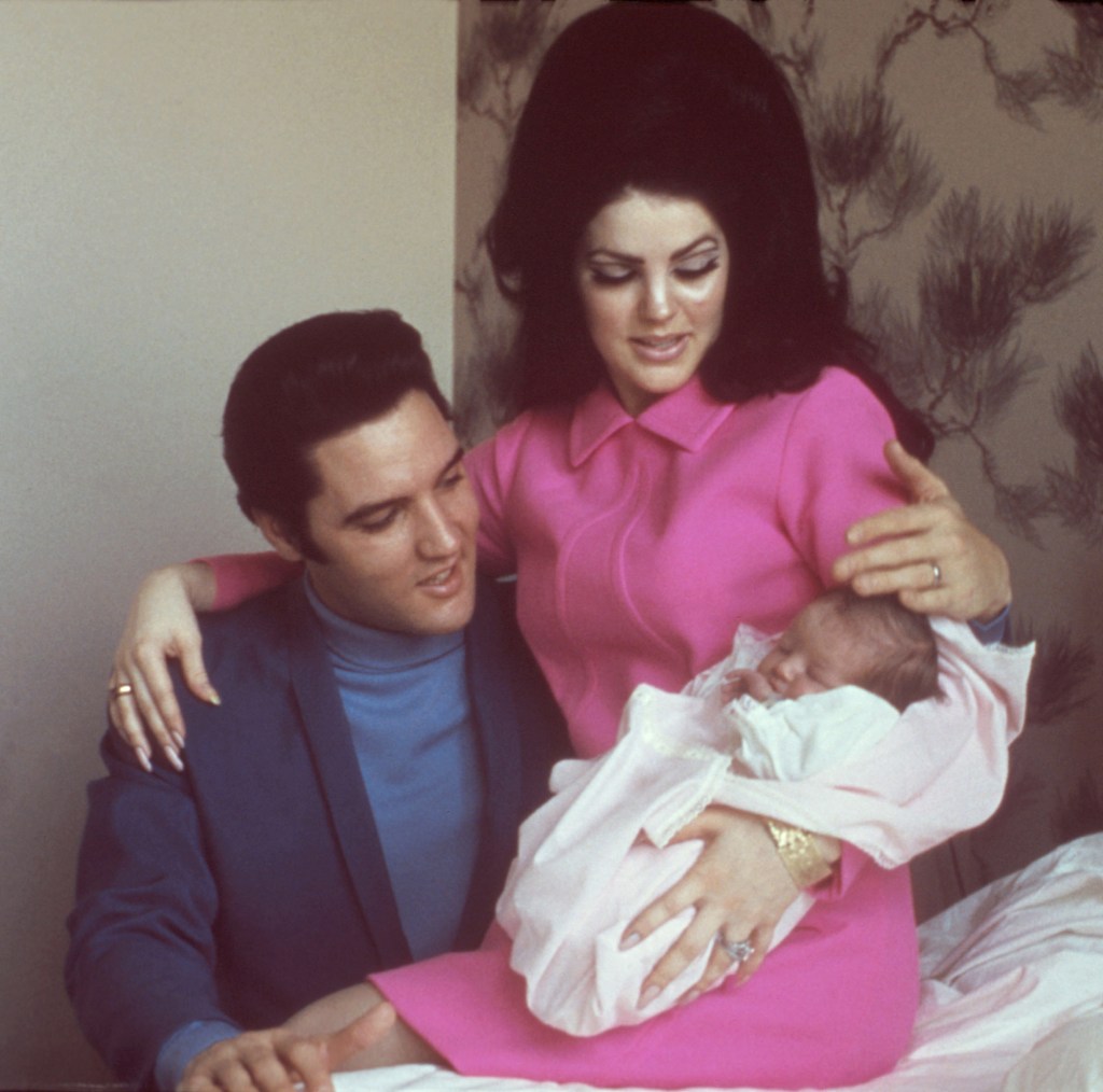 Lisa Marie Presley, Elvis Presley, Priscilla Presley 