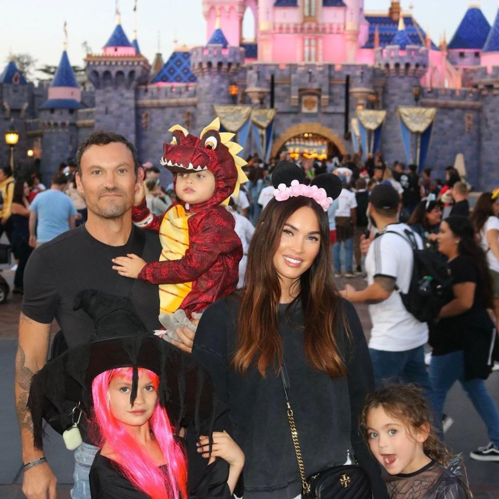 Brian Austin Green, Megan Fox and kids Noah, Bodhi and Journey