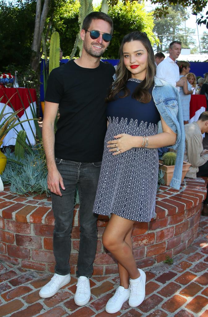 Miranda Kerr and Evan Spiegel