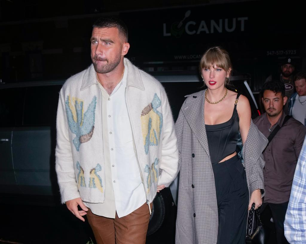 Taylor Swift and Travis Kelce 