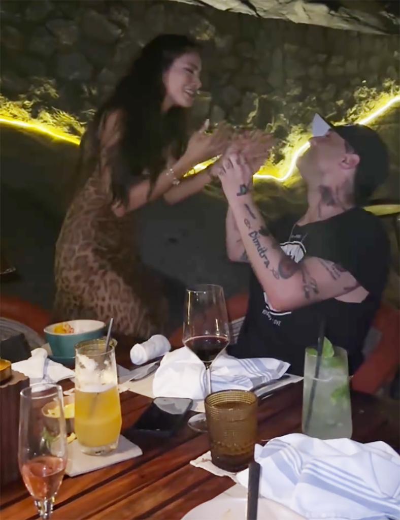 Criss Angel proposing to Shaunyl Benson