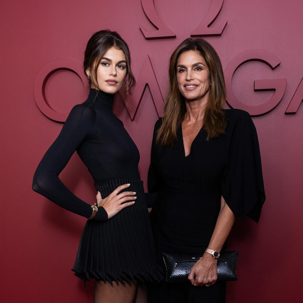 Cindy Crawford and Kaia Gerber attend Planet Omega Reception in NYC.