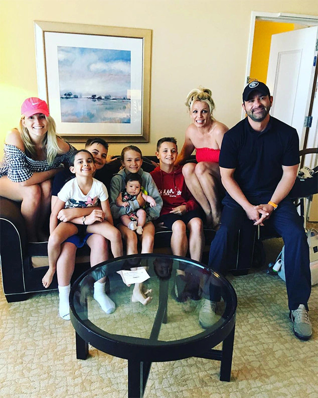 Jamie Lynn Spears, Sean Federline, Jayden Federline, Maddie Watson, Ivey Watson, Britney Spears, Bryan Spears, Sophia Spears