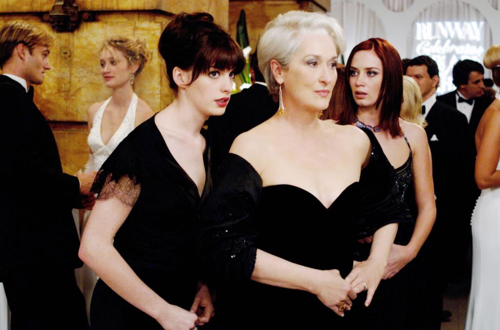 Anne Hathaway and Meryl Streep in "The Devil Wears Prada."