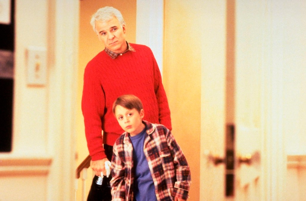 Kieran Culkin with Steve Martin.