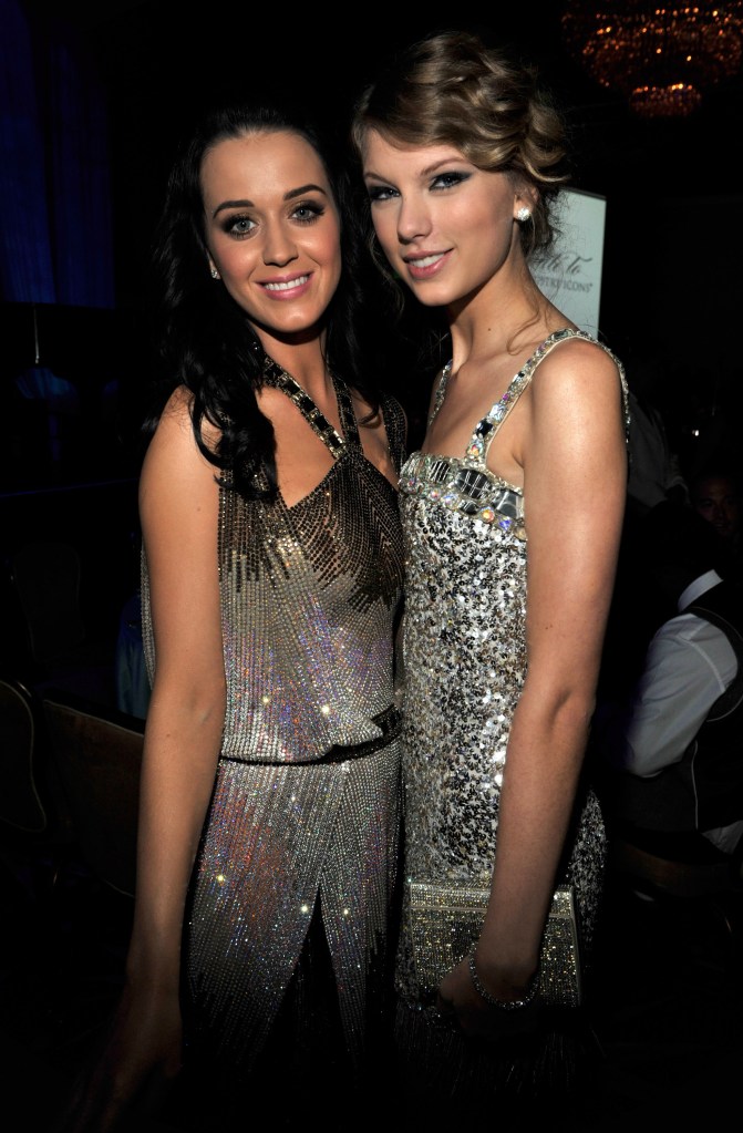 Katy Perry and Taylor Swift a an event. 