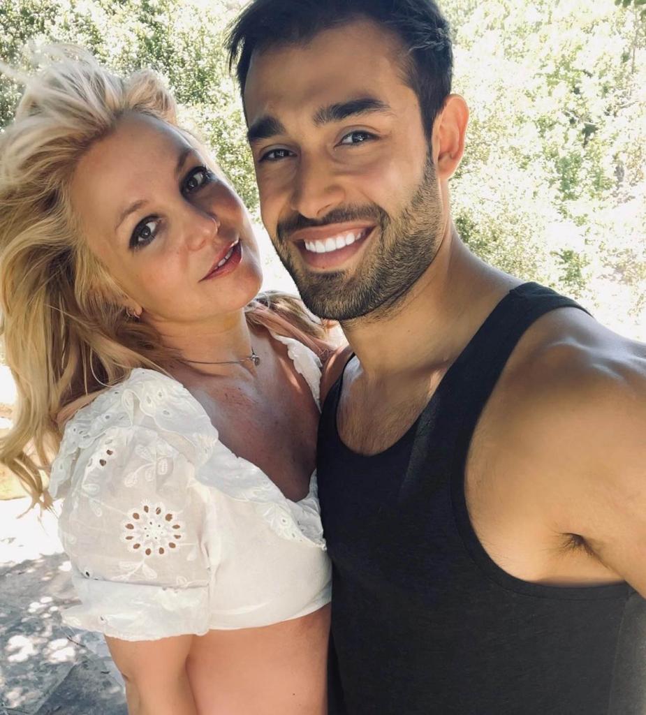 Sam Asghari and Britney Spears