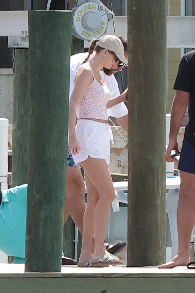 Taylor Swift in the Bahamas. 