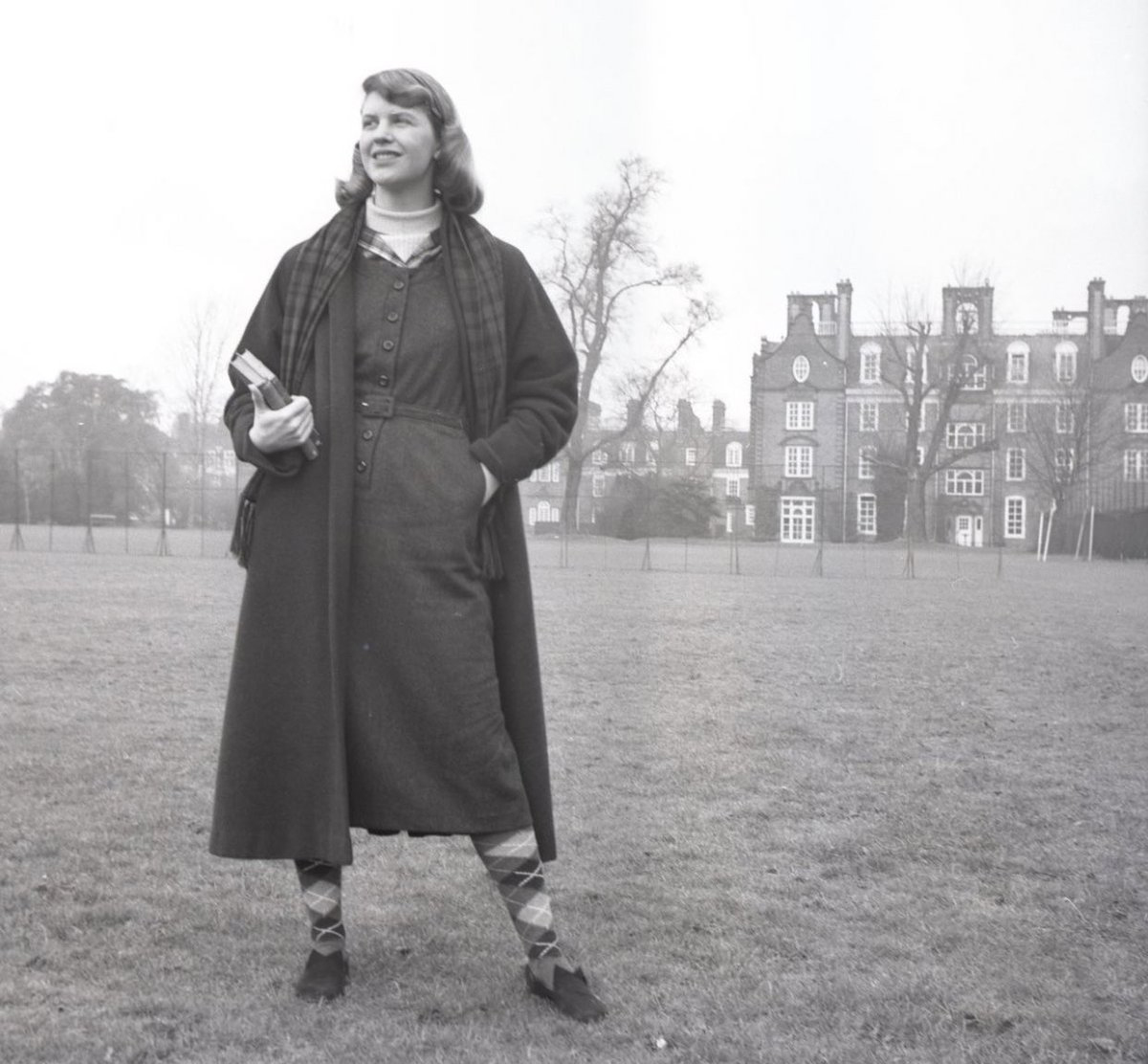 Sylvia Plath in 1955, when she was a Fulbright Scholar at Newnham College, University of Cambridge.