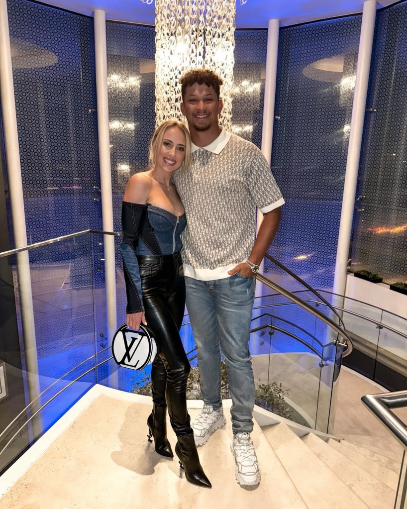 Brittany and Patrick Mahomes