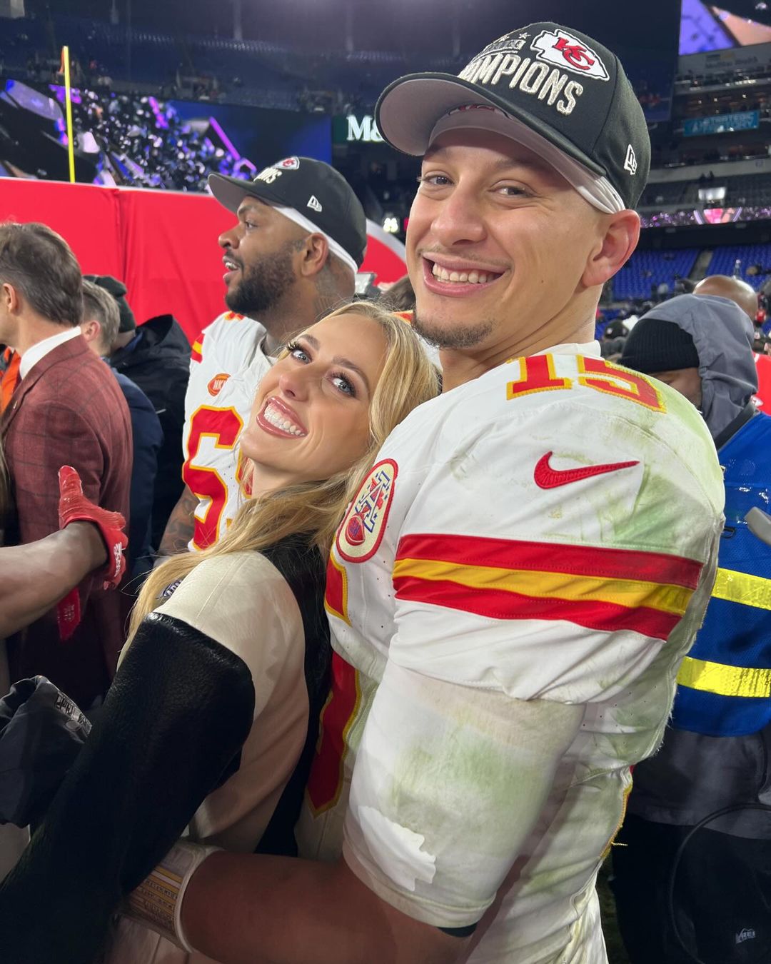 Brittany and Patrick Mahomes