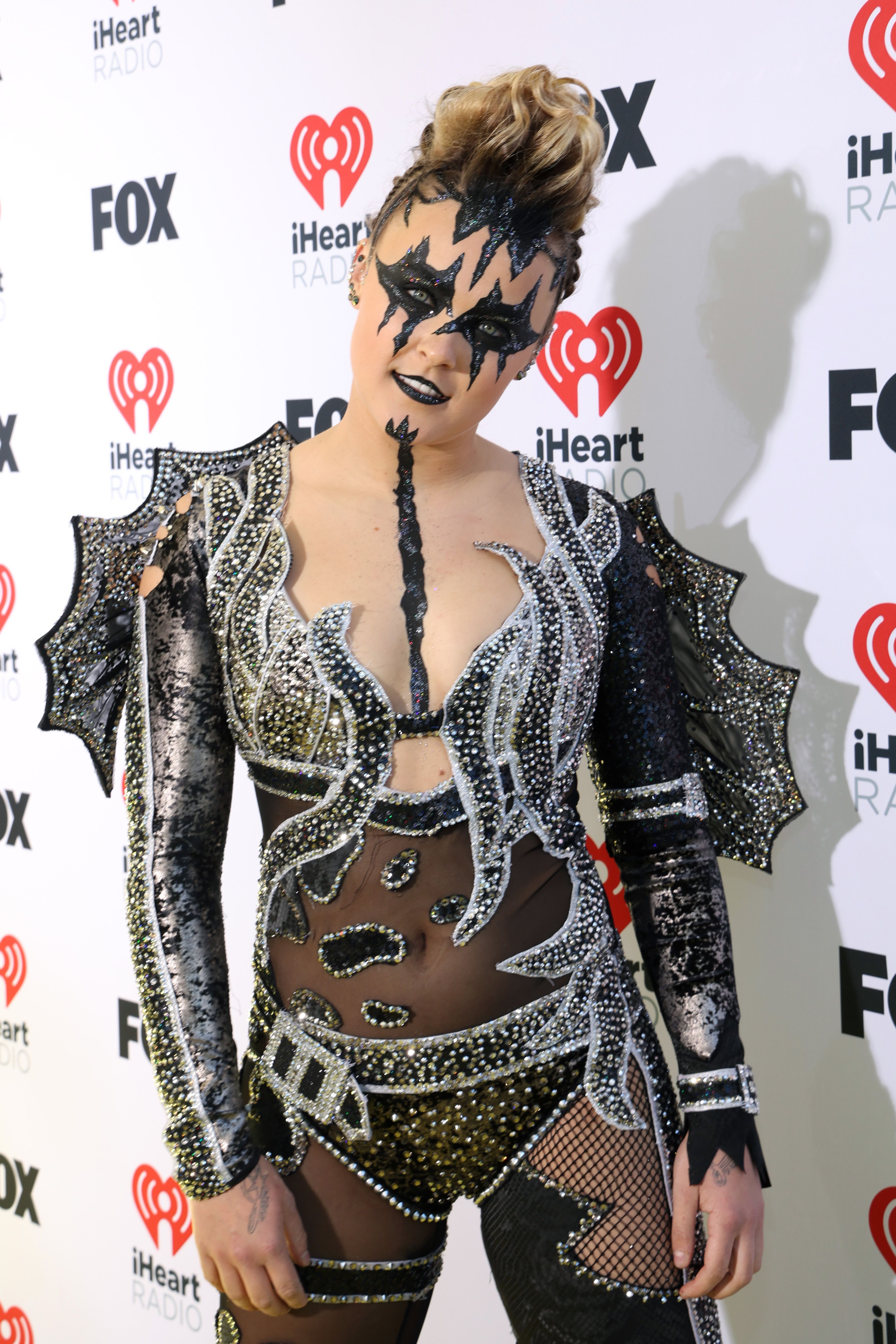 jojo siwa dressed as a KISS member