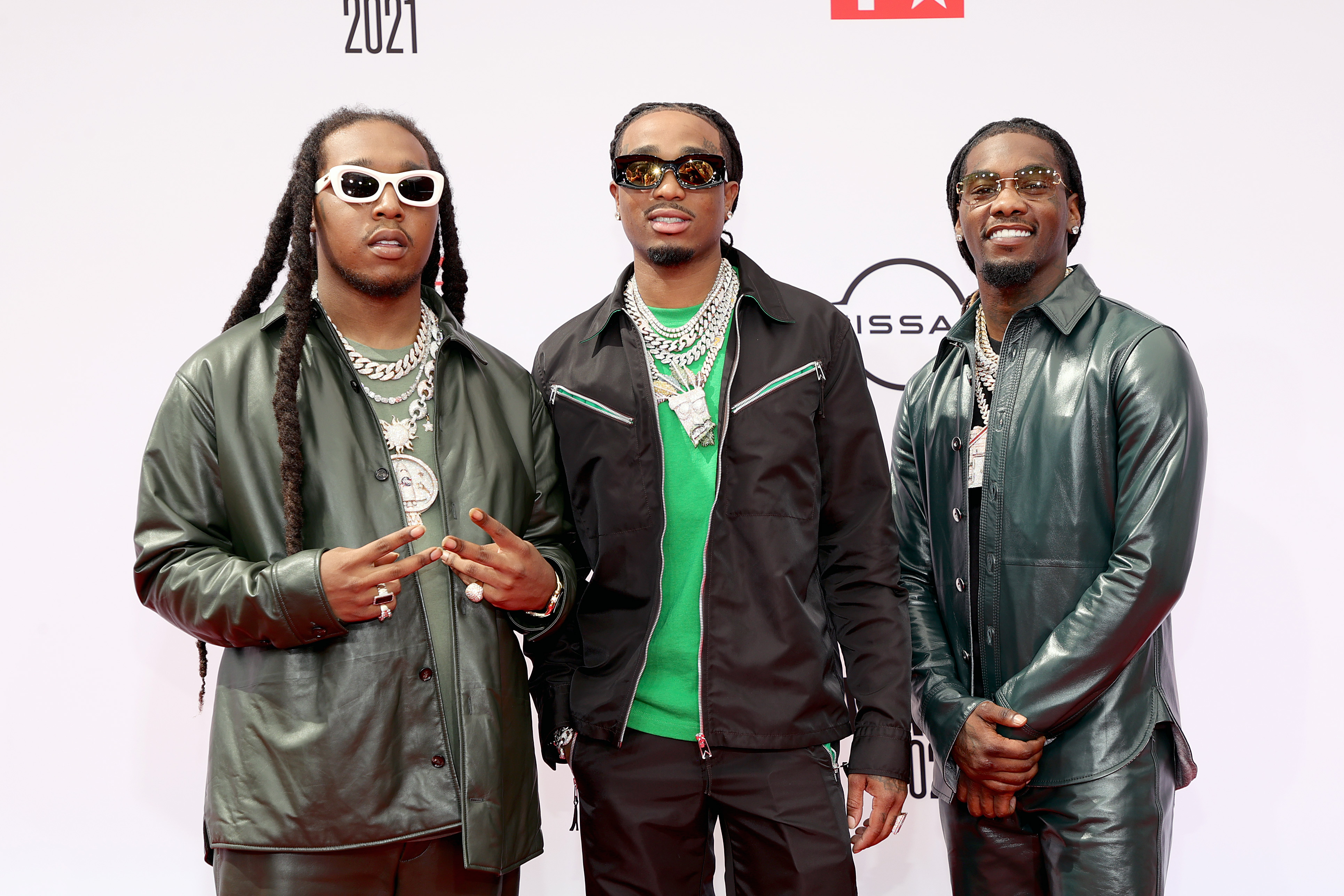 Migos at the BET Awards 2021.