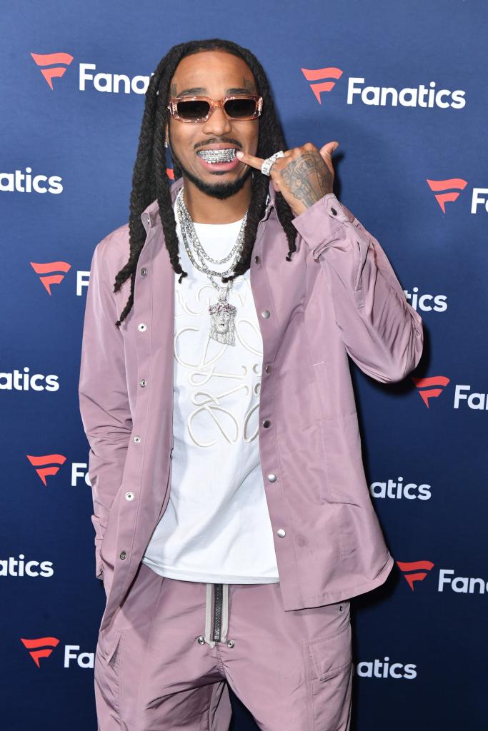 Quavo at Michael Rubin's Fanatics Super Bowl party in 2024.