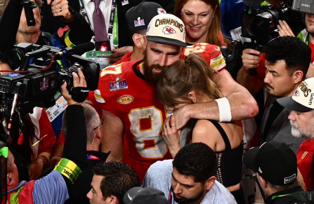 Travis Kelce and Taylor Swift