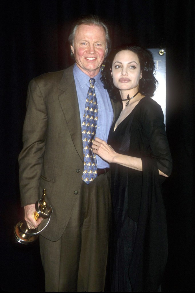 Angelina Jolie and Jon Voight