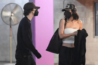 Kylie Jenner and Timothée Chalamet try to keep a low profile in face masks during first sighting in 5 months