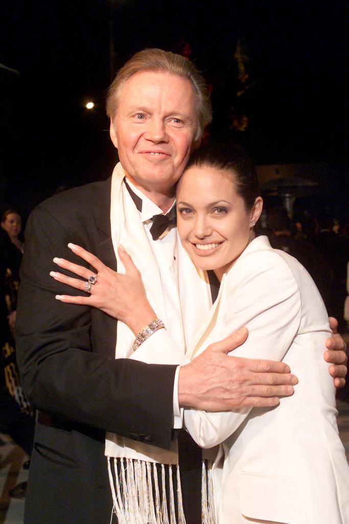 Angelina Jolie and Jon Voight