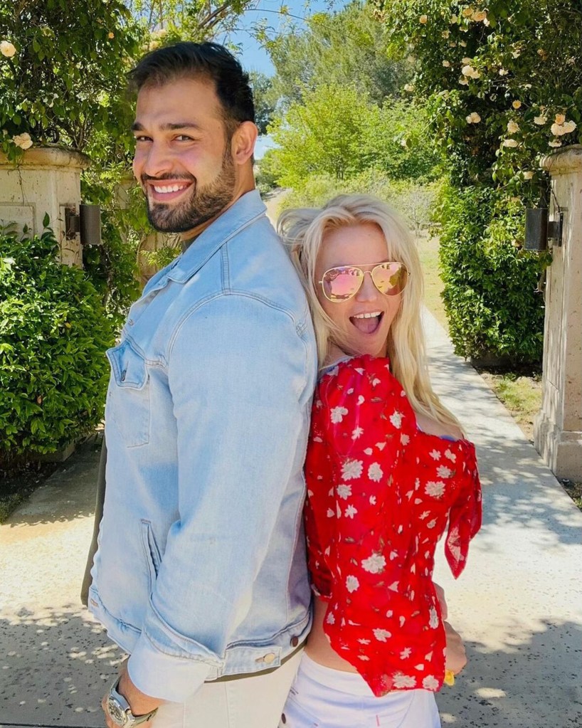 Britney Spears and Sam Asghari