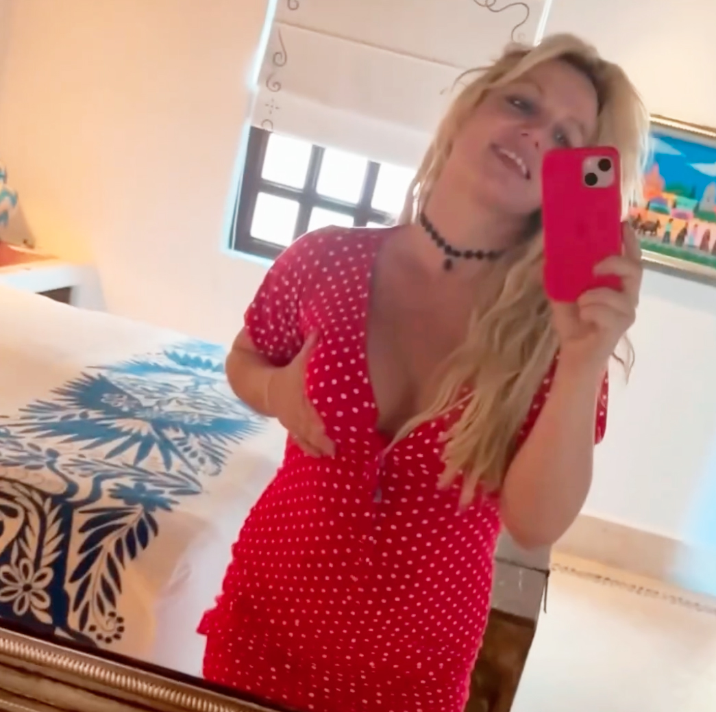 A mirror selfie of Britney Spears.