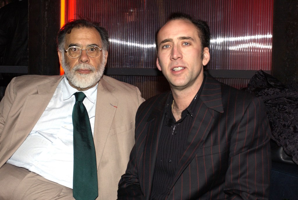 Francis Ford Coppola and Nicolas Cage