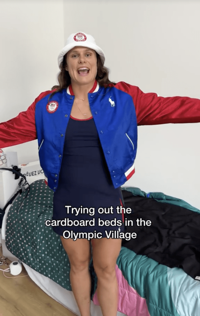 Olympian IIona Maher at the 2024 Olympics