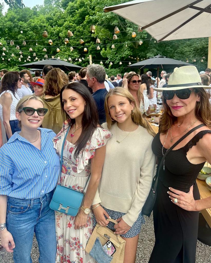 Emma Roberts, Bethenny Frankel, Bryn Hoppy and Luann de Lesseps