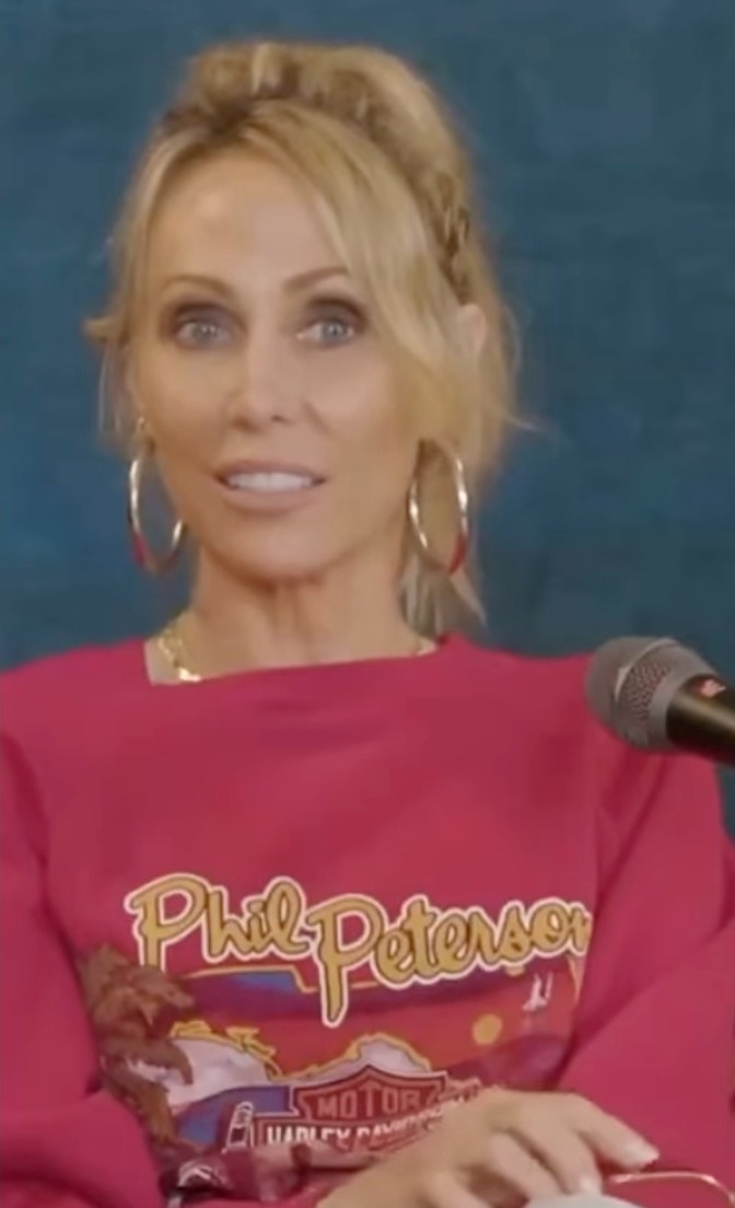 Tish Cyrus on a podcast.