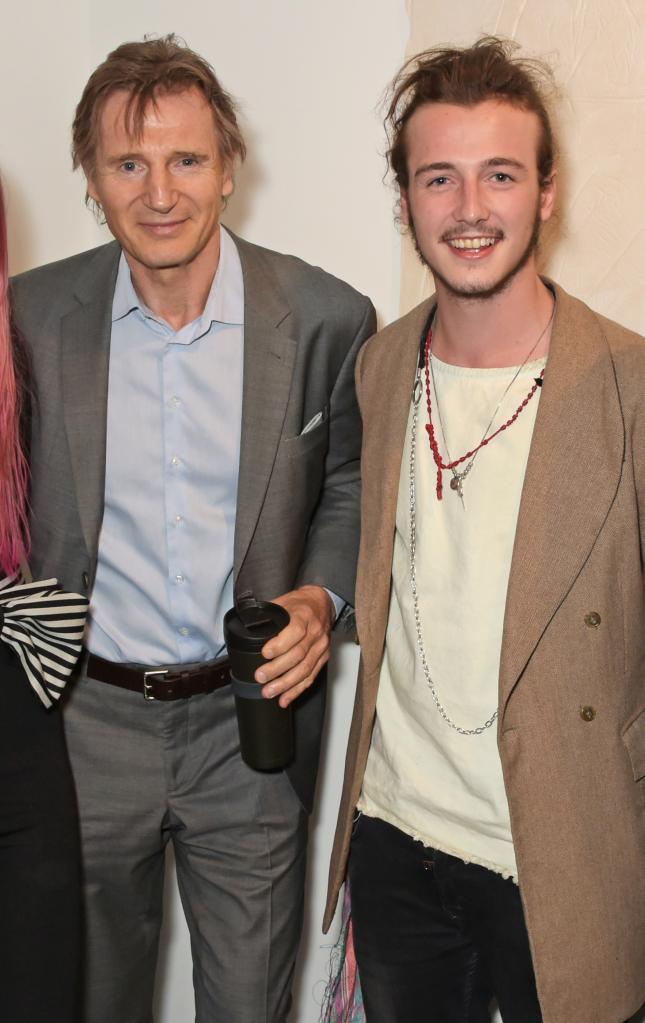 Liam Neeson and Micheál Richardson