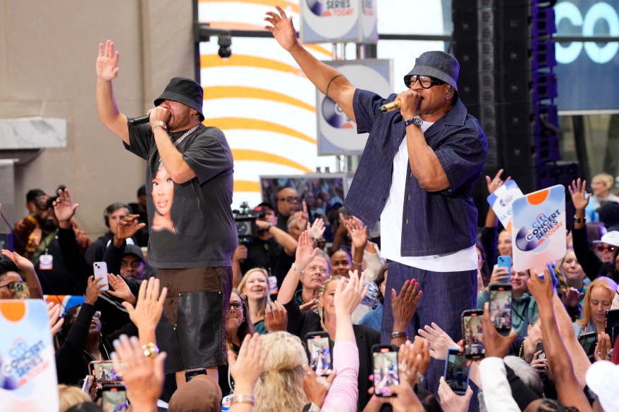 LL Cool J and Fat Joe perform on NBC's Today show.