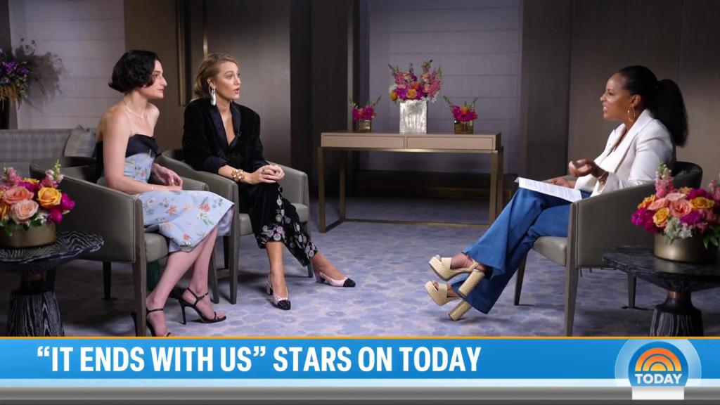 Blake Lively and Jenny Slate in "Today" show interview on Aug. 6