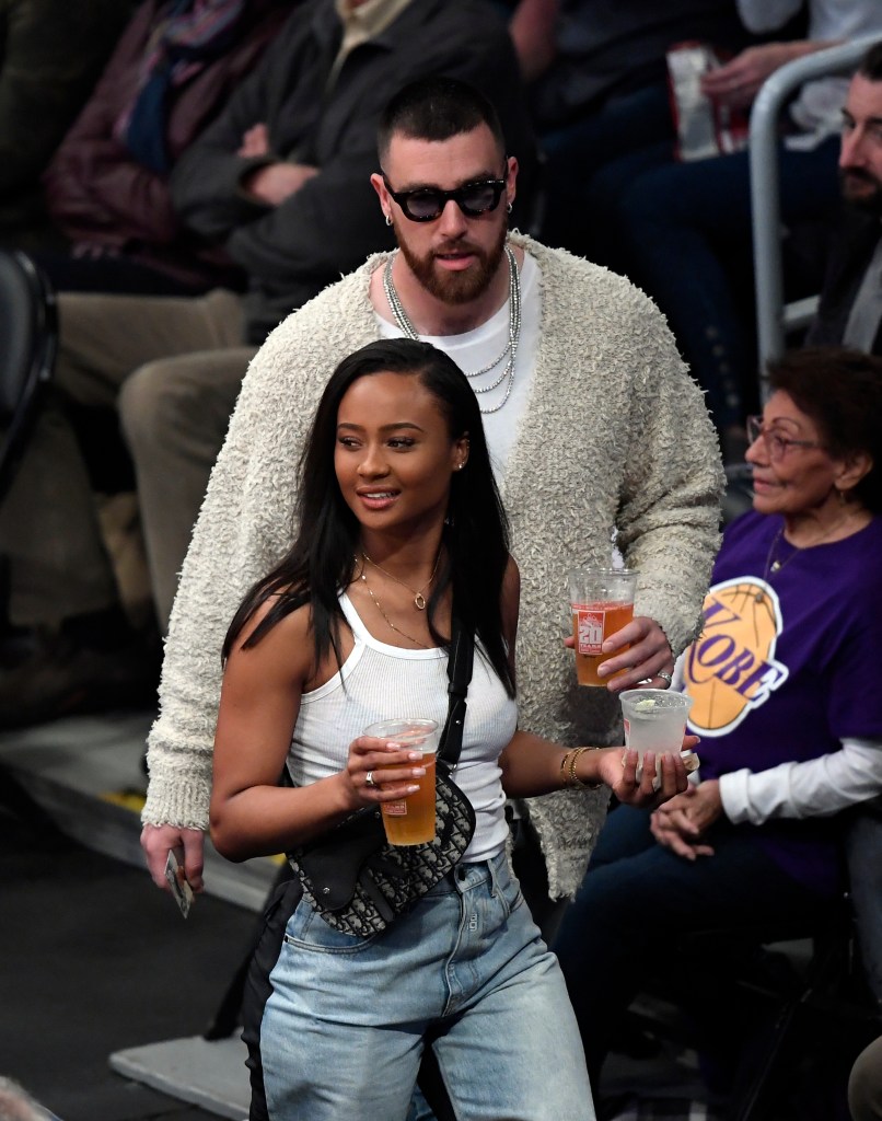 Kayla Nicole and Travis Kelce in February 2020