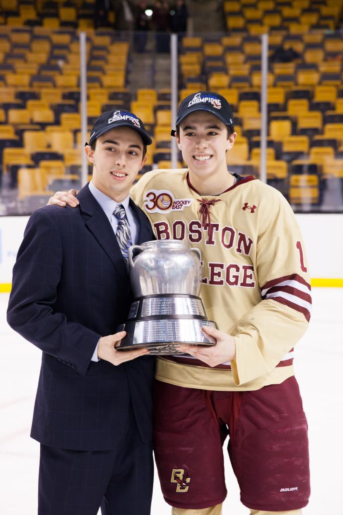 Johnny Gaudreau and Matthew Gaudreau